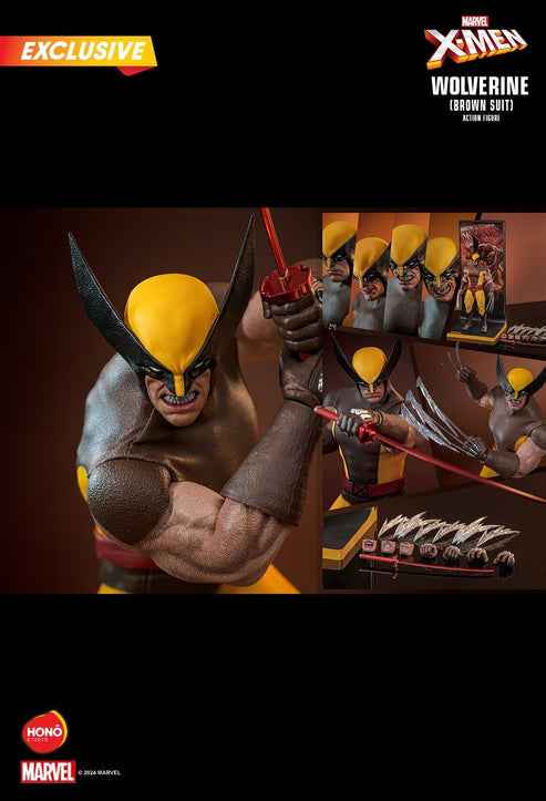 Figurine Hot Toys HS03 - Marvel Comics - X-Men - Wolverine Brown Suit