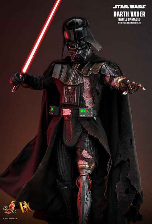 Figurine Hot Toys DX44B - Star Wars - Darth Vader Battle Damaged