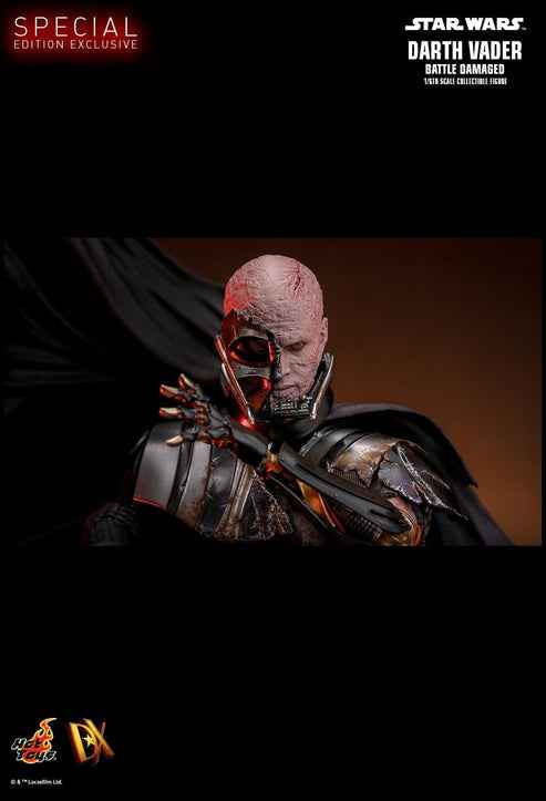 Figurine Hot Toys DX44B - Star Wars - Darth Vader Battle Damaged
