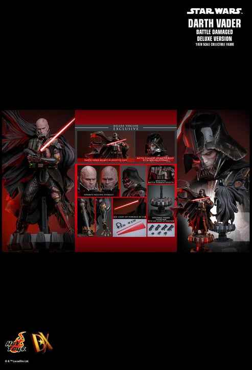 Figurine Hot Toys DX45 - Star Wars - Darth Vader Battle Damaged