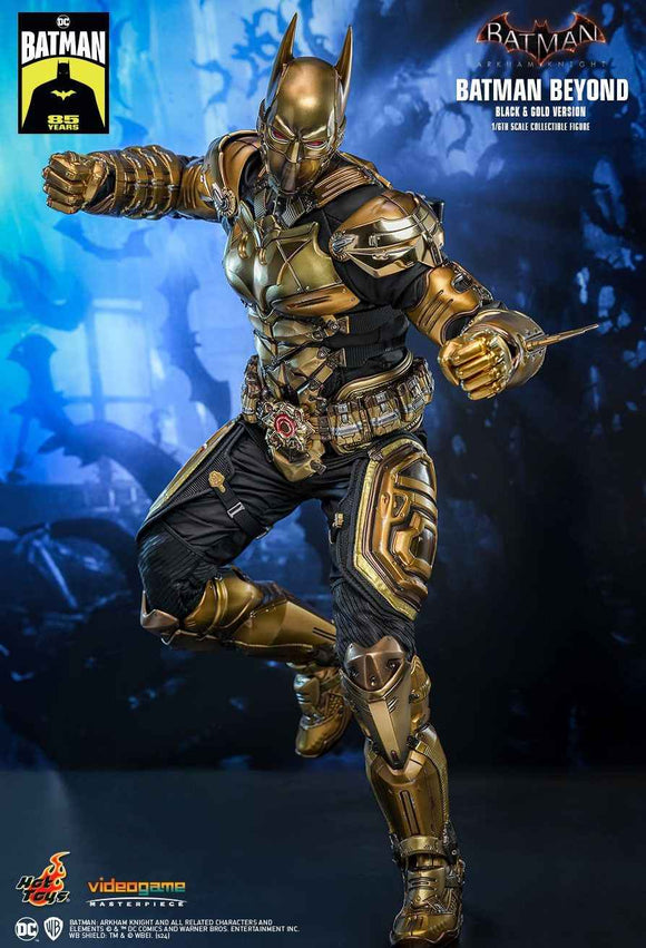Figurine Hot Toys VGM64 - Batman: Arkham Knight - Batman Beyond Black & Gold Version