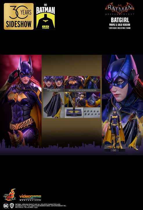 Figurine Hot Toys VGM65 - Batman: Arkham Knight - Batgirl Purple & Gold Version