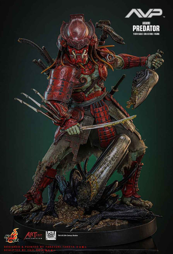 Figurine Hot Toys AC06 - Alien VS. Predator - Akaoni Samurai Predator