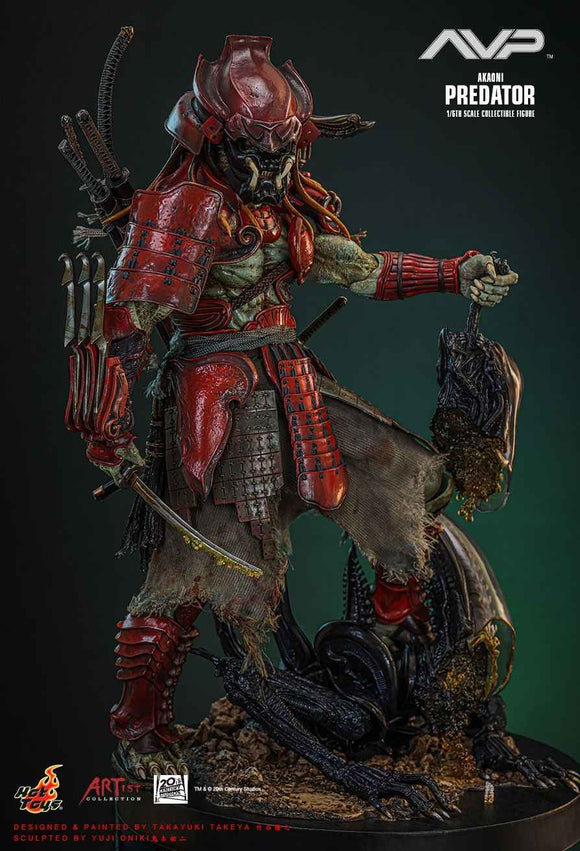 Figurine Hot Toys AC06 - Alien VS. Predator - Akaoni Samurai Predator