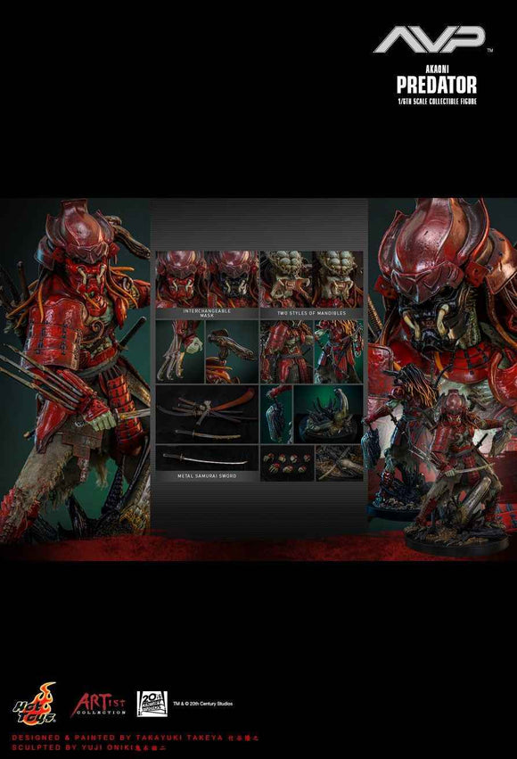 Figurine Hot Toys AC06 - Alien VS. Predator - Akaoni Samurai Predator