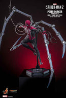 Figurine Hot Toys VGM66 - Marvel's Spider Man 2 - Peter Parker Advanced Suit2.0 Red & Black Suit