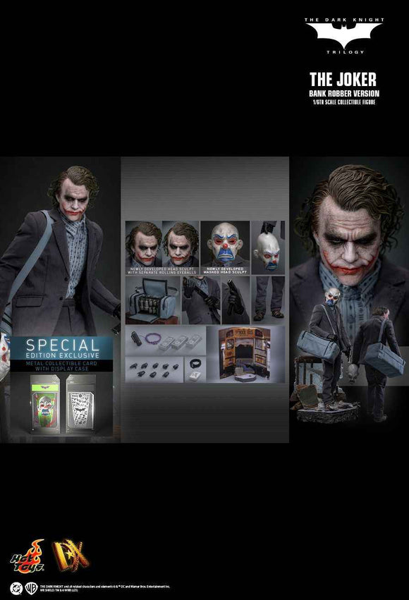 Figurine Hot Toys DX50B - DC Comics - The Dark Knight Trilogy - The Joker Bank Robber Version