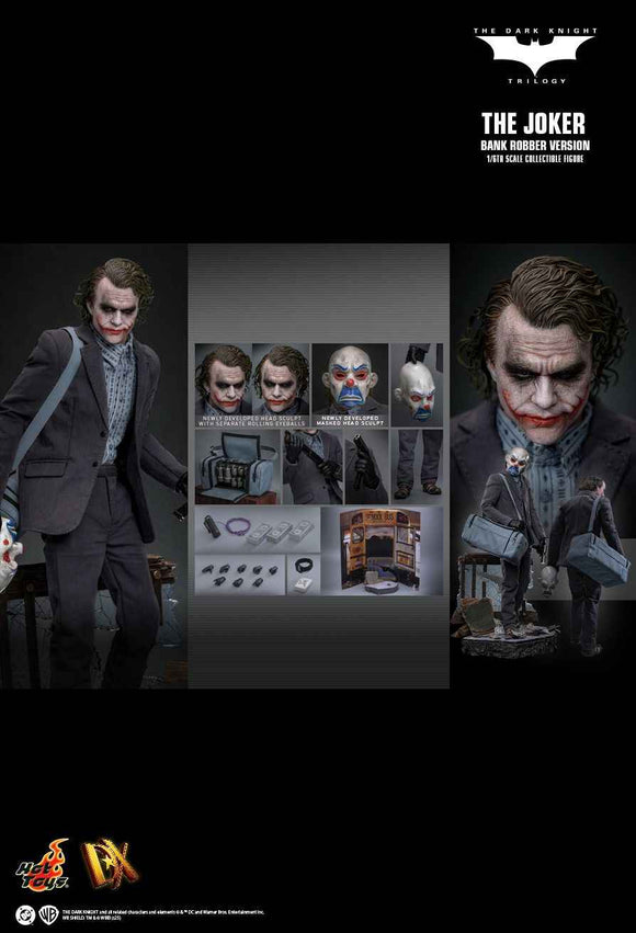 Figurine Hot Toys DX50 - DC Comics - The Dark Knight Trilogy - The Joker Bank Robber Version