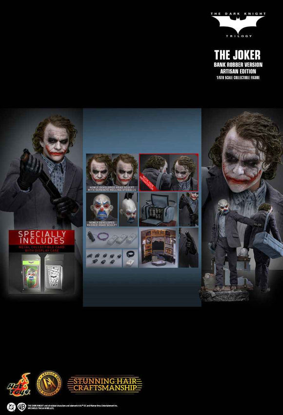 Figurine Hot Toys DX51 - DC Comics - The Dark Knight Trilogy - The Joker Bank Robber Version