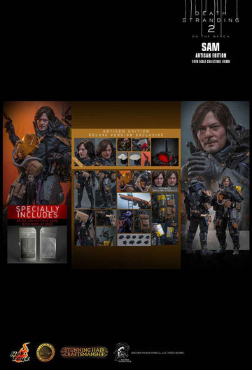 Figurine Hot Toys VGM77 - Death Stranding 2 : On The Beach - Sam