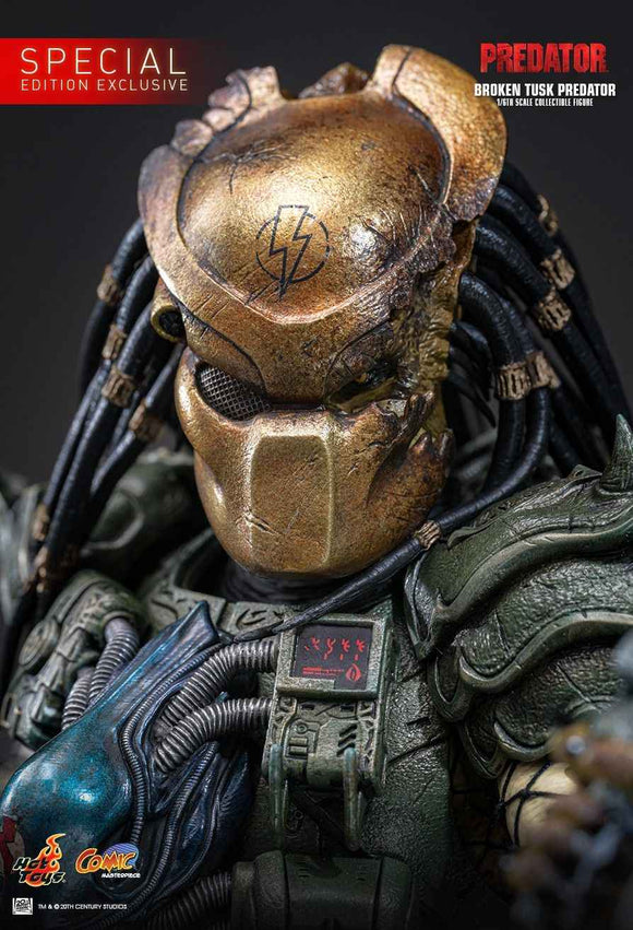 Figurine Hot Toys CMS029B - Predator - Broken Tusk Predator