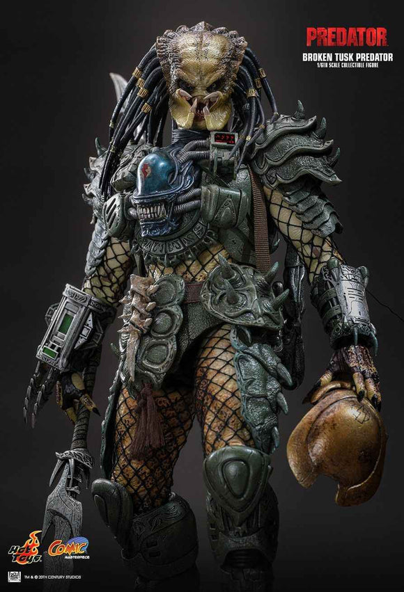 Figurine Hot Toys CMS029B - Predator - Broken Tusk Predator