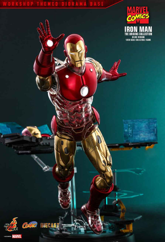 Figurine Hot Toys CMS08D38 - Marvel Comics - Iron Man Deluxe Version
