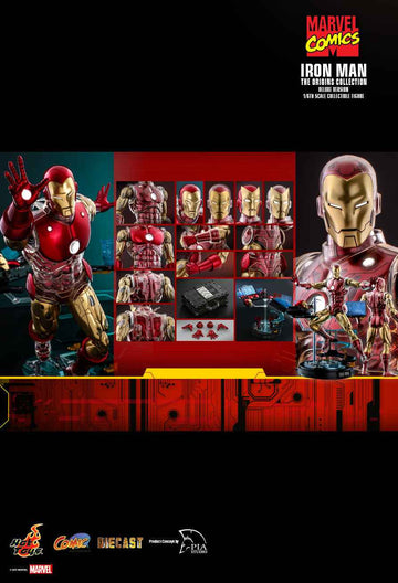 Figurine Hot Toys CMS08D38 - Marvel Comics - Iron Man Deluxe Version