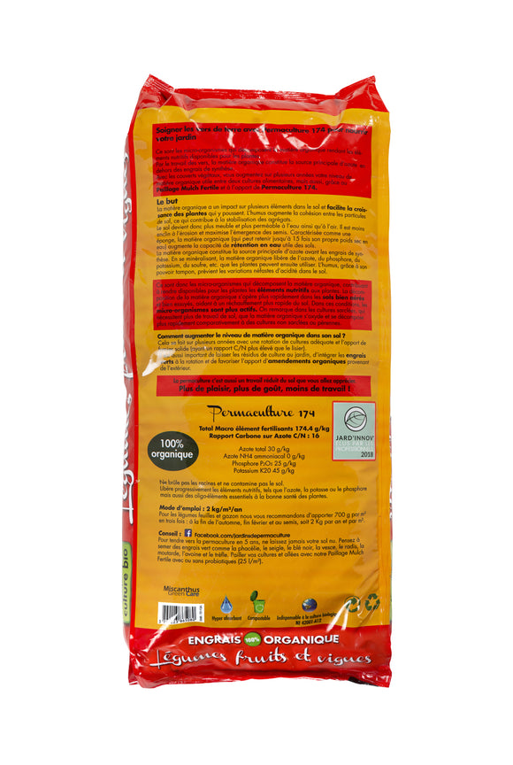 Permaculture fruits et vignes  - 40 litres - 2 sacs