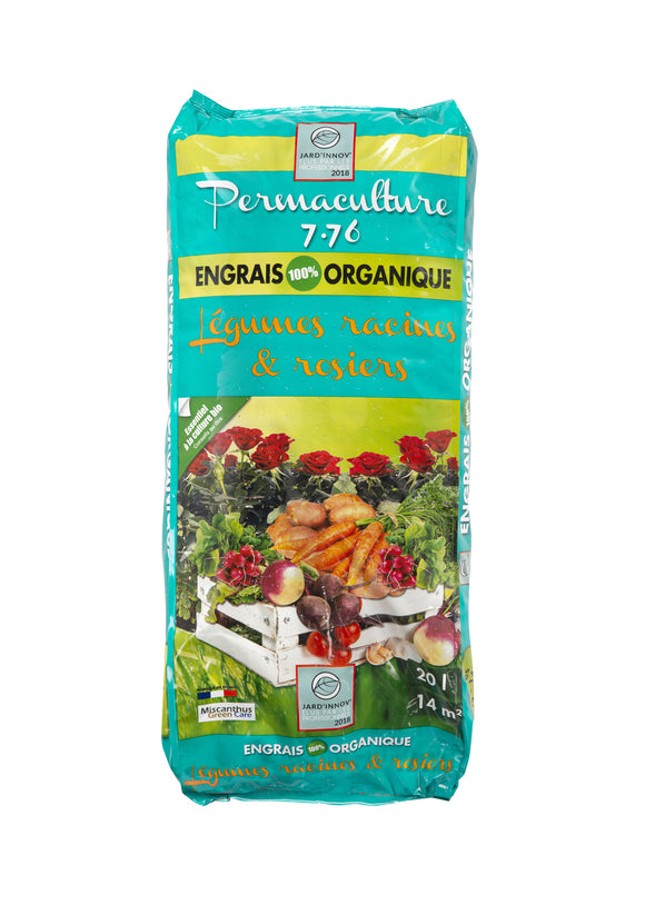 Permaculture rosiers légumes racines - 20 litres pour un jardin durable