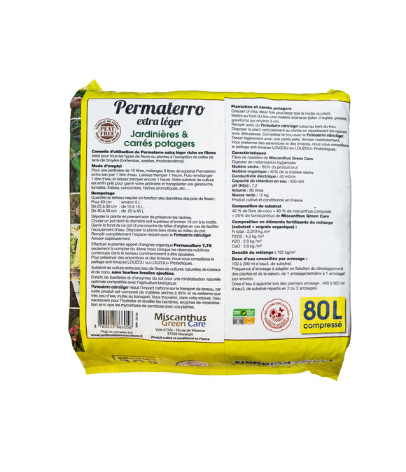 Terreau universel léger extra léger - 80 litres