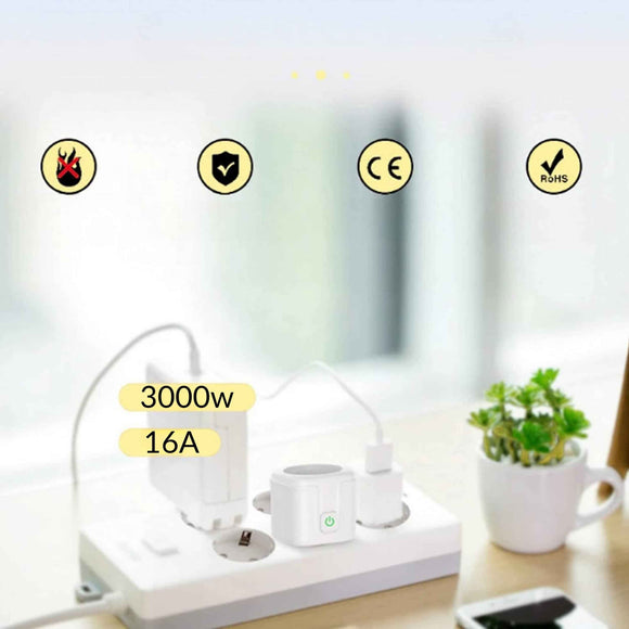 Kit prise commandée avec Interrupteur sans fil et sans pile - PURE31