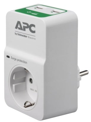 Chargeur apc essential surgearrest 1 prise 230 v 2 ports usb