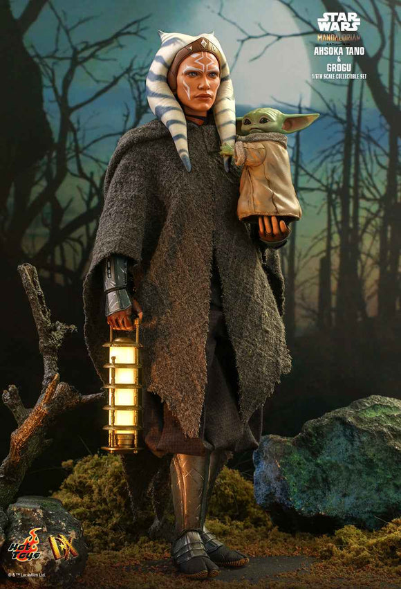 Figurine Hot Toys DX21 - Star Wars : The Mandalorian - Ahsoka Tano & Grogu