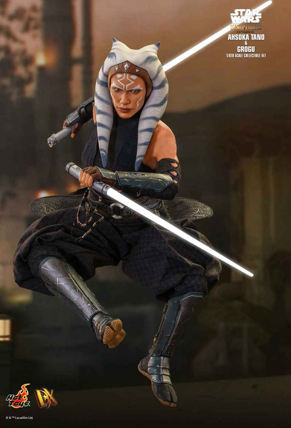 Figurine Hot Toys DX21 - Star Wars : The Mandalorian - Ahsoka Tano & Grogu