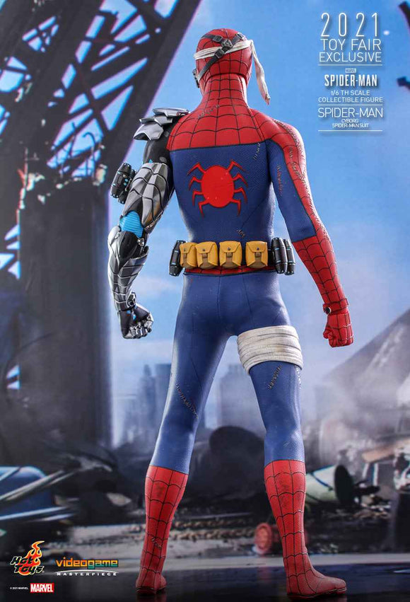 Figurine Hot Toys VGM51 - Marvel's Spider-Man - SpiderMan Cyborg Spiderman Suit