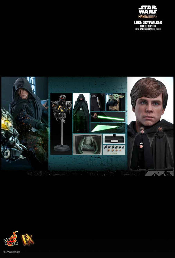 Figurine Hot Toys DX23 - Star Wars : The Mandalorian - Luke Skywalker Standard Version
