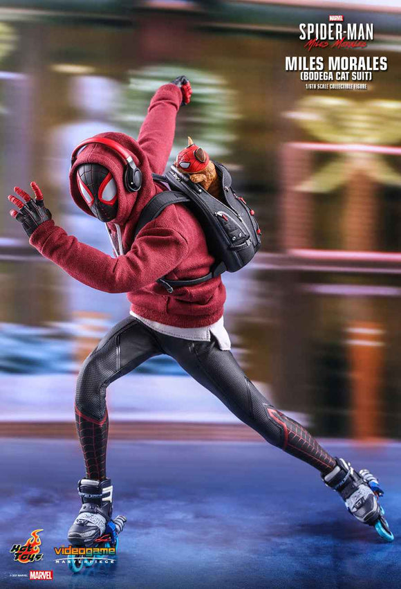 Figurine Hot Toys VGM50 - Marvel's Spider-Man : Miles Morales - Miles Morales Bodega Cat Suit