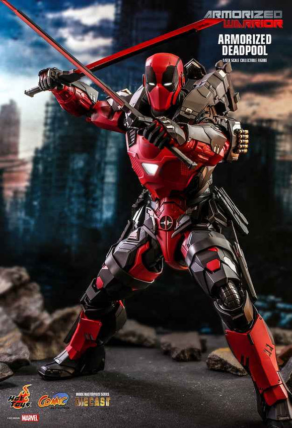 Figurine Hot Toys CMS09D42 - Marvel Comics - Armorized Deadpool Standard Version