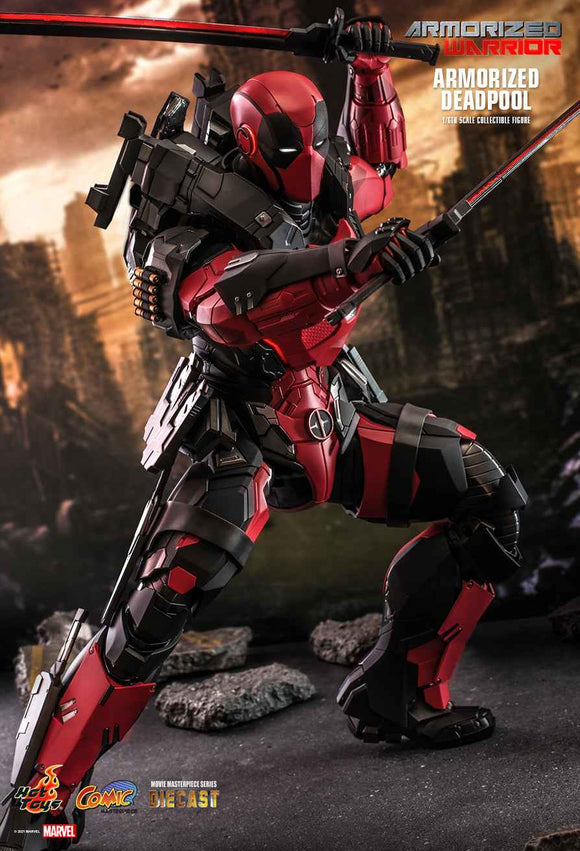 Figurine Hot Toys CMS09D42 - Marvel Comics - Armorized Deadpool Deluxe Version