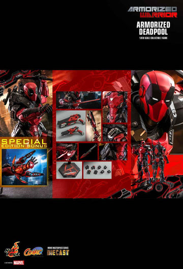 Figurine Hot Toys CMS09D42 - Marvel Comics - Armorized Deadpool Deluxe Version