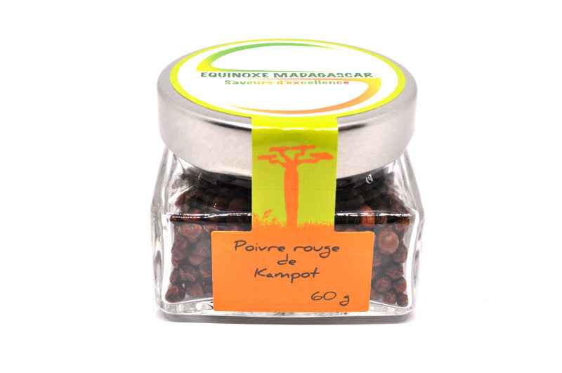 POIVRE ROUGE DE KAMPOT (60g) clicktofournisseur.com