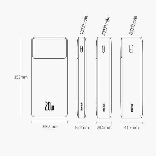 Baseus Bipow Powerbank 30000mAh / 20W