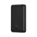 Baseus Power Bank Magnetic Mini Wireless Fast charging (With Xiaobai Type-C to Type-C 60W(20V/3A) 0.5m) MagSafe 15W / PD 20W, 10000 mAh, Black (PPCX070001)