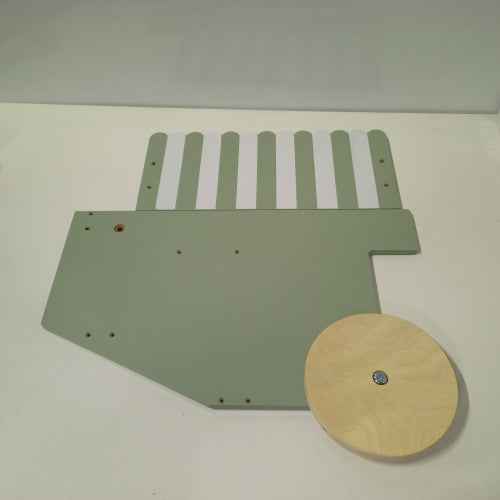 Retour client Ecost Étal de marché en bois de Jabadabado, magasin de jeu, nourriture de jeu de simulation, jouets en bois pour