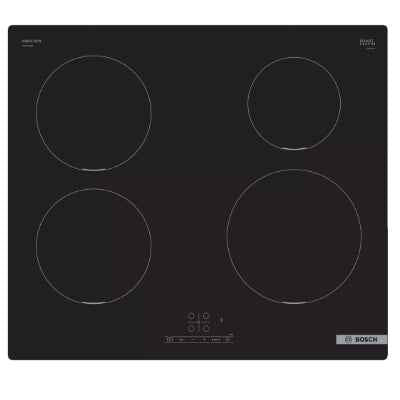 Bosch | Hob | PUE611BB5E | Induction | Number of burners/cooking zones 4 | Touch | Timer | Black