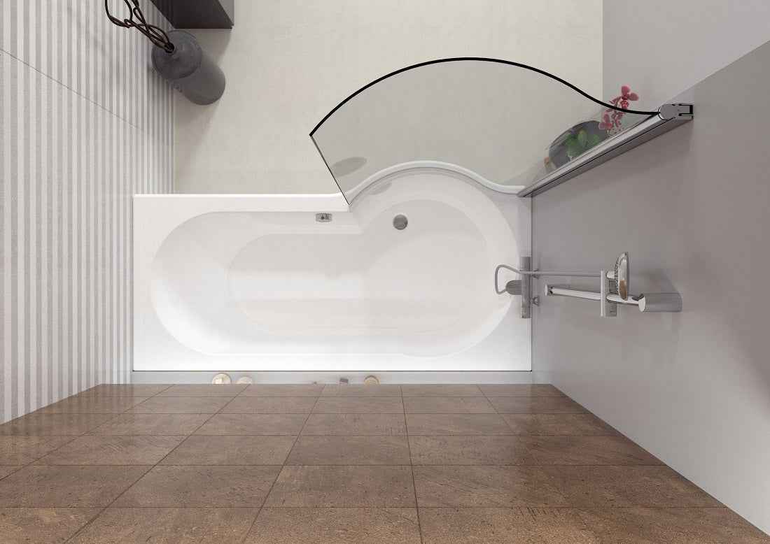 Paroi de bain riho nautic 150x77 cm pour riho dorado - Clicktofournisseur.com