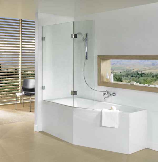 Paroi de bain RIHO SCANDIC S500 150x80,6 cm pour RIHO DELTA