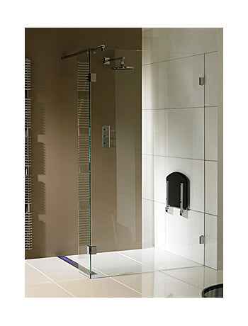 Parois de douche riho walk in douche scandic s402 140x200 cm en verre clair - Clicktofournisseur.com