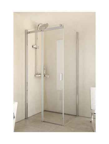 Parois de douche coulissante riho baltic b203 100x90x210 cm en verre clair - Clicktofournisseur.com