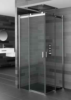 Parois de douche coulissante RIHO BALTIC B207 100x90x210 cm en verre clair