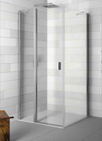 Parois de douche gauche universelles RIHO FJORD F206 90x100x200 cm en verre clair