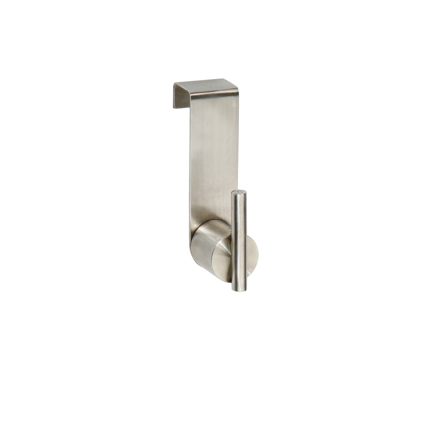Patère de porte en acier inoxydable mat neo 7x2x4cm - Clicktofournisseur.com
