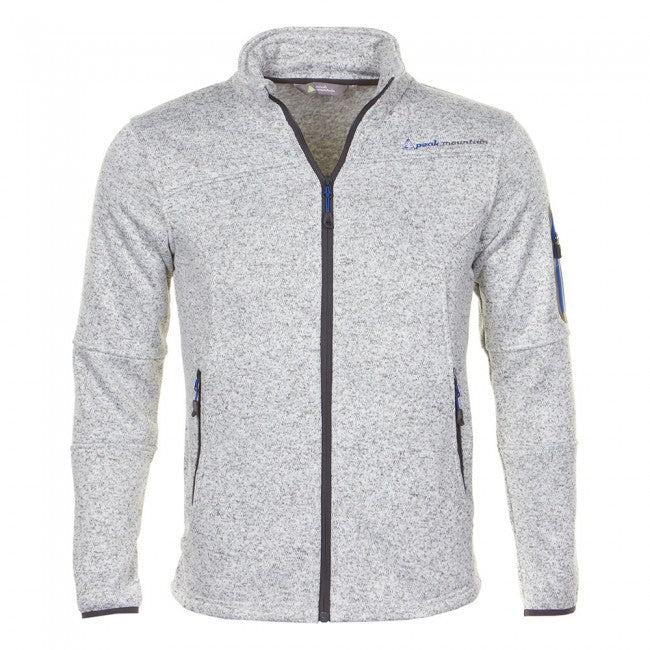 Peak mountain blouson polaire homme cemaille - Clicktofournisseur.com
