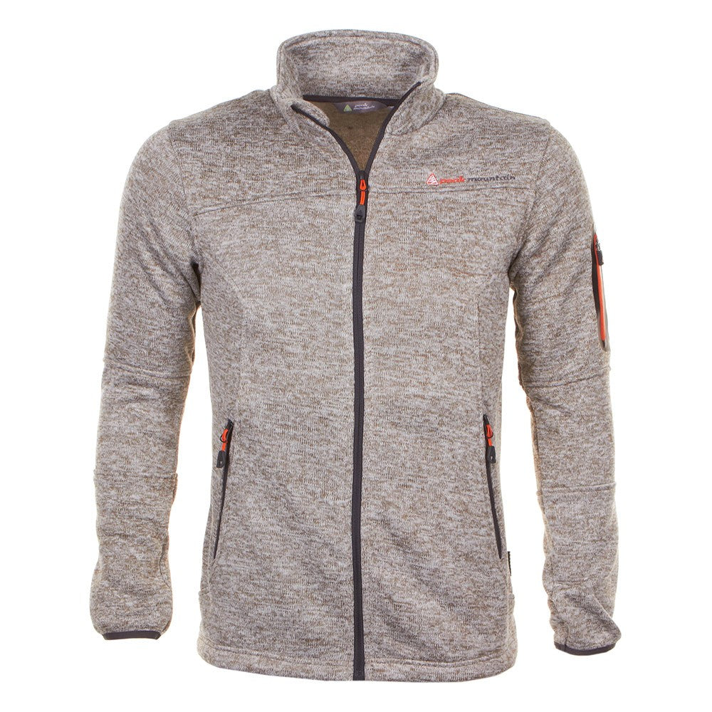 Peak mountain blouson polaire homme cemaille - Clicktofournisseur.com