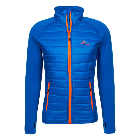 Peak mountain blouson polar shell bimatière homme cacer - Clicktofournisseur.com