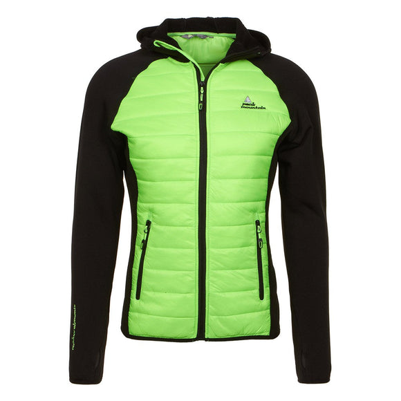 Peak mountain blouson polar shell bimatière homme cacerla - Clicktofournisseur.com