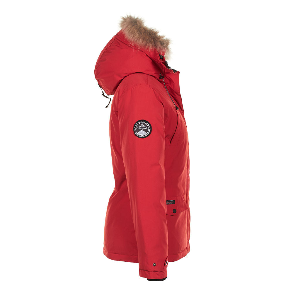 Peak Mountain Parka femme avec vrai fourrure AKADOZS clicktofournisseur.com