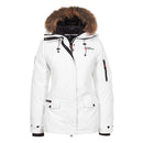 Peak mountain parka femme avec vrai fourrure akadozs - Clicktofournisseur.com
