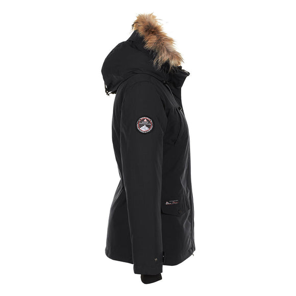 Peak mountain parka femme avec vrai fourrure akadozs - Clicktofournisseur.com